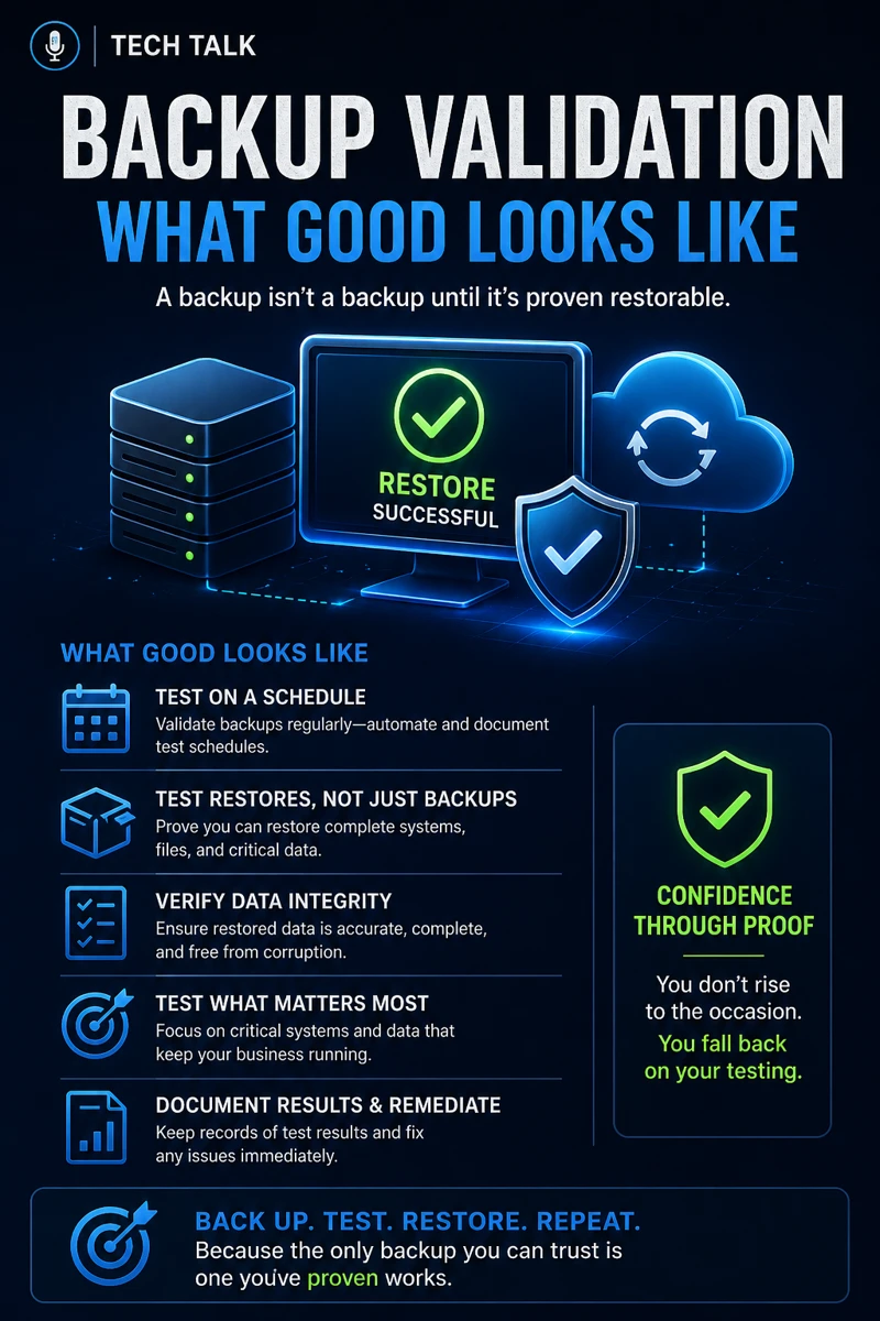 Backup Validation: What Good Looks Like for Reliable Data Protection