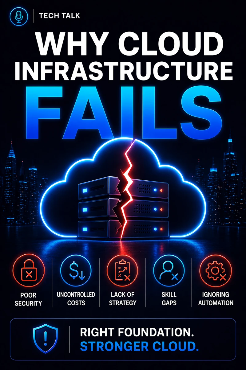 Why Cloud Infrastructure Fails: The Real Reasons Systems Break Down