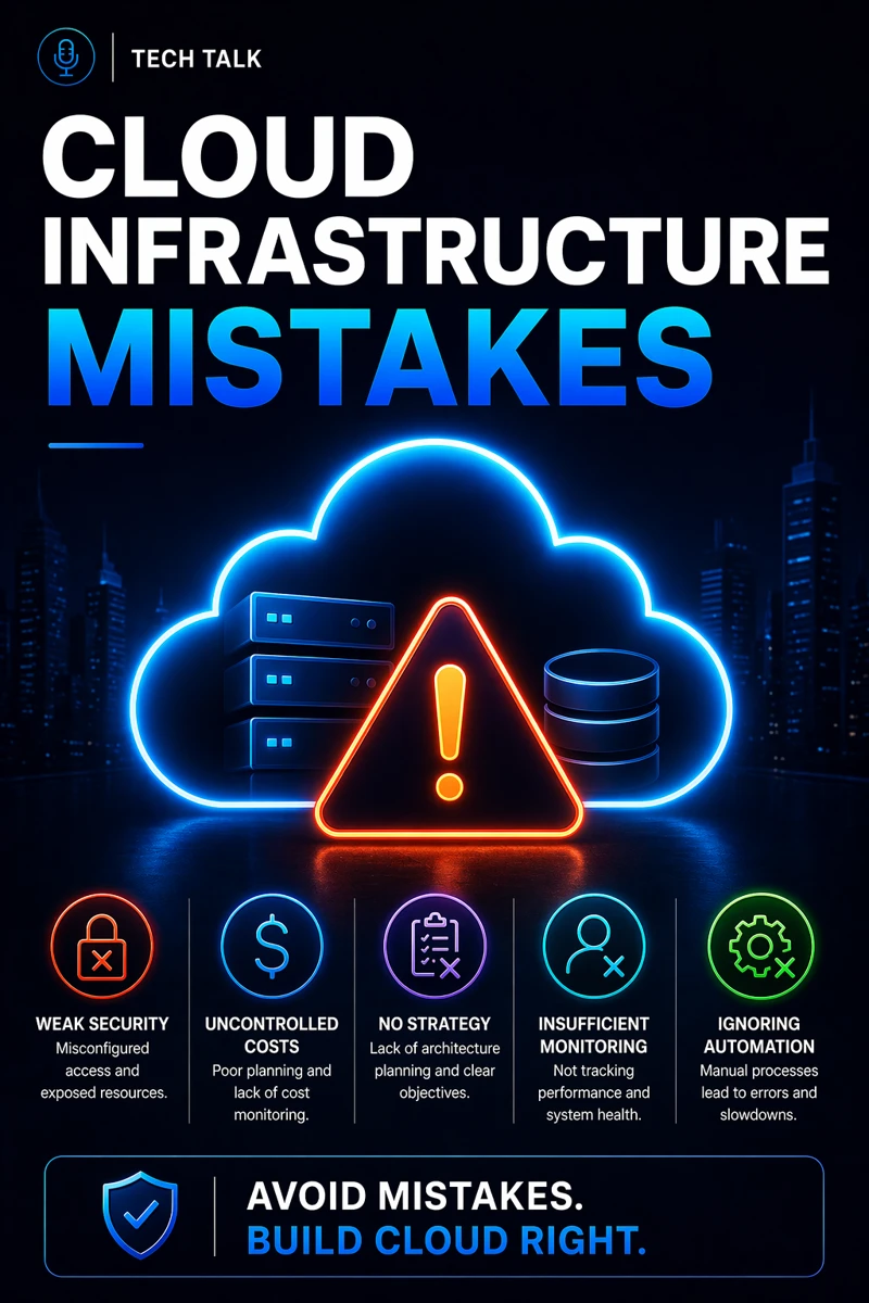 Cloud Infrastructure Mistakes: Common Errors That Cost Businesses Time and Money