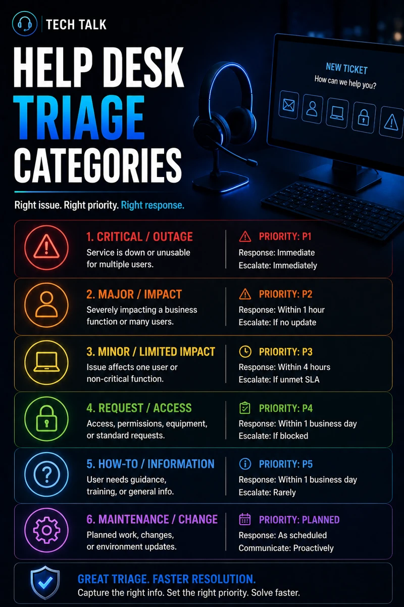 Help Desk Triage Categories: How to Prioritize and Route IT Issues Effectively