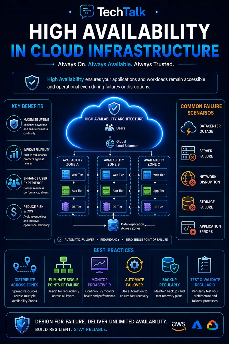 High Availability in Cloud Infrastructure: How to Keep Systems Running Without Interruption