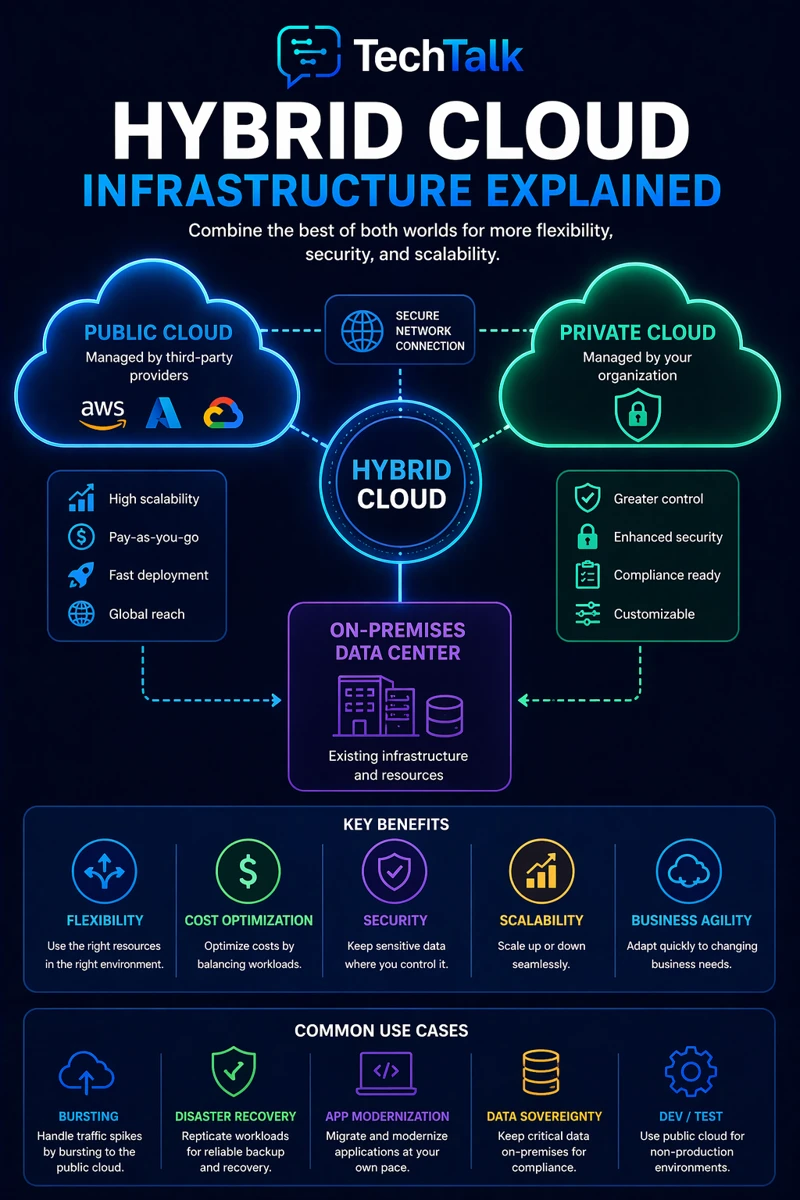 Hybrid Cloud Infrastructure Explained: How to Combine Flexibility and Control