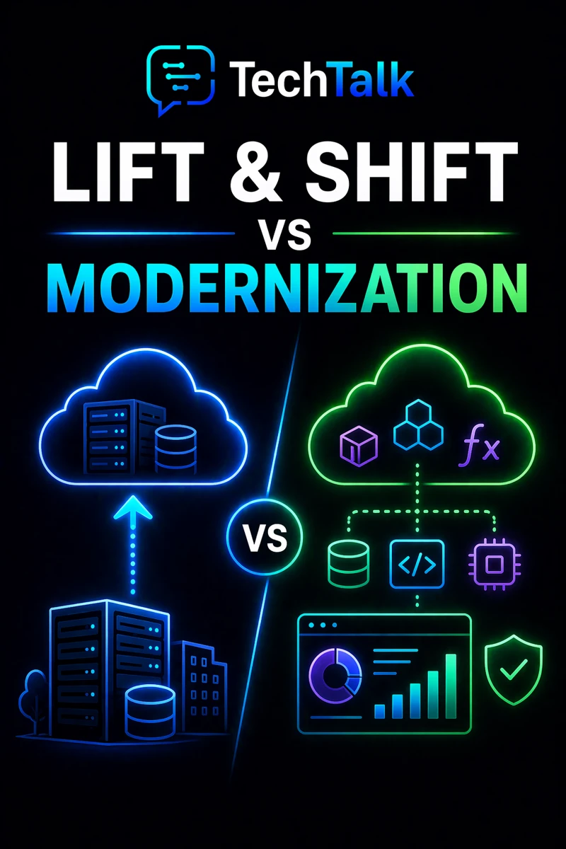 Lift and Shift vs Modernization: Choosing the Right Cloud Migration Approach
