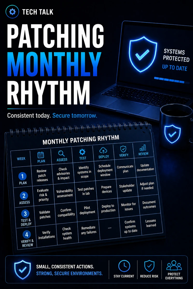 Patching Monthly Rhythm: How to Build a Consistent and Secure Update Cycle
