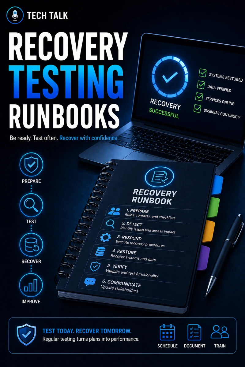 Recovery Testing Runbooks: How to Validate and Execute Reliable System Recovery
