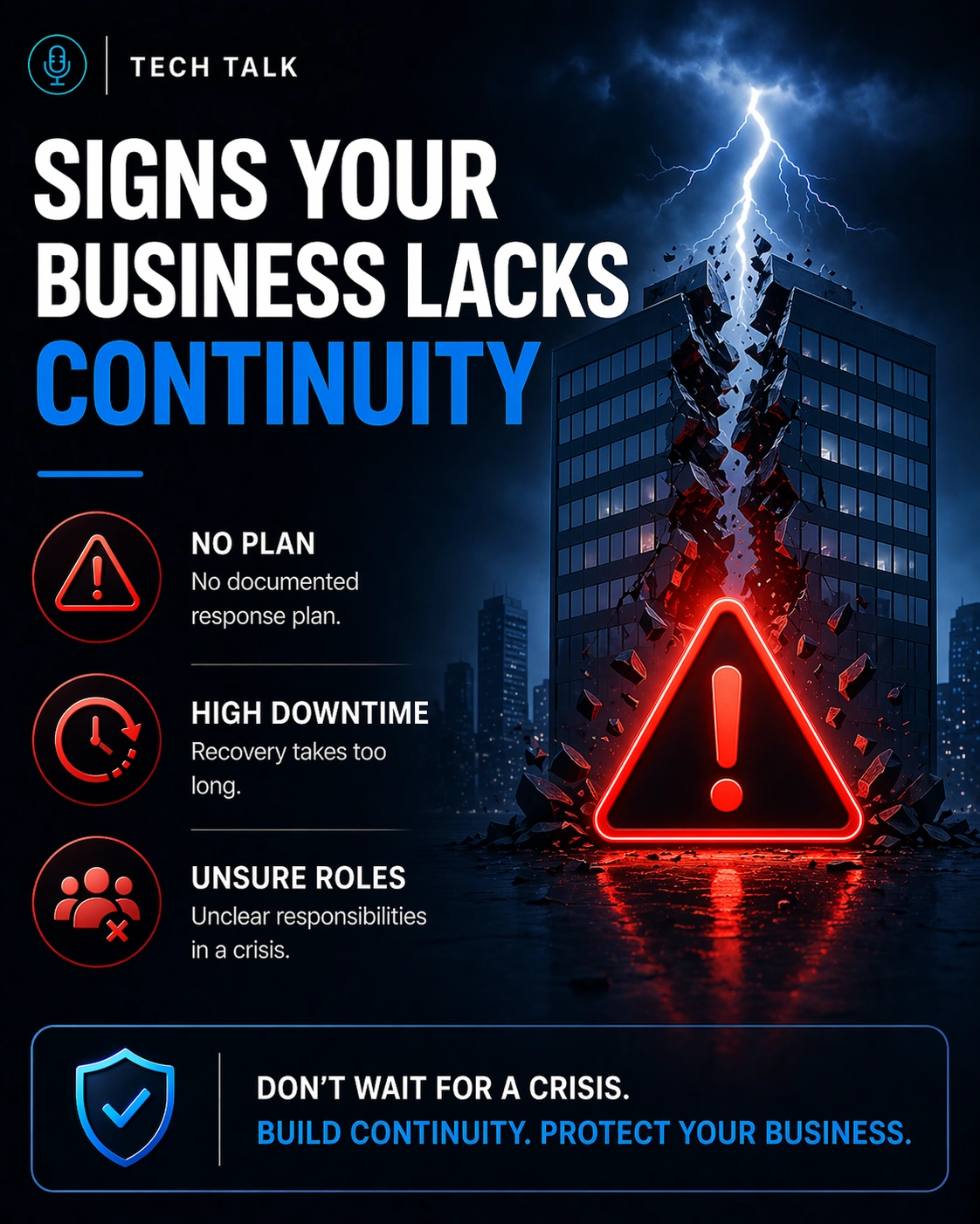 Signs Your Business Lacks Continuity: Warning Signals You Should Not Ignore