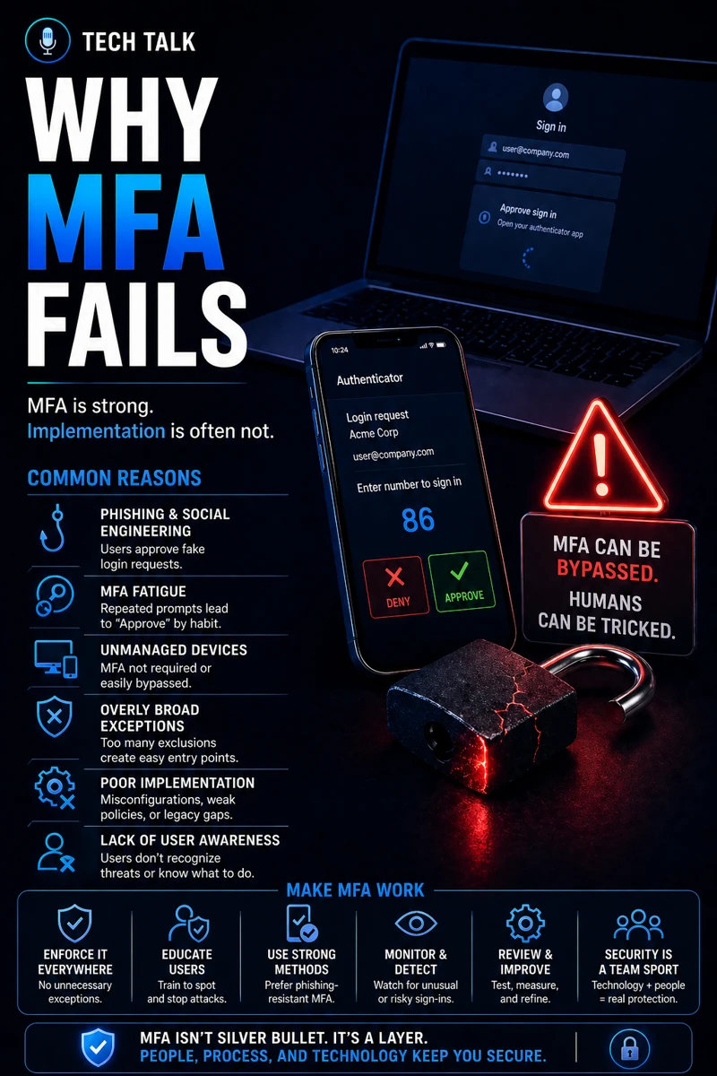 Why MFA Fails: Common Weaknesses and How Attackers Bypass It