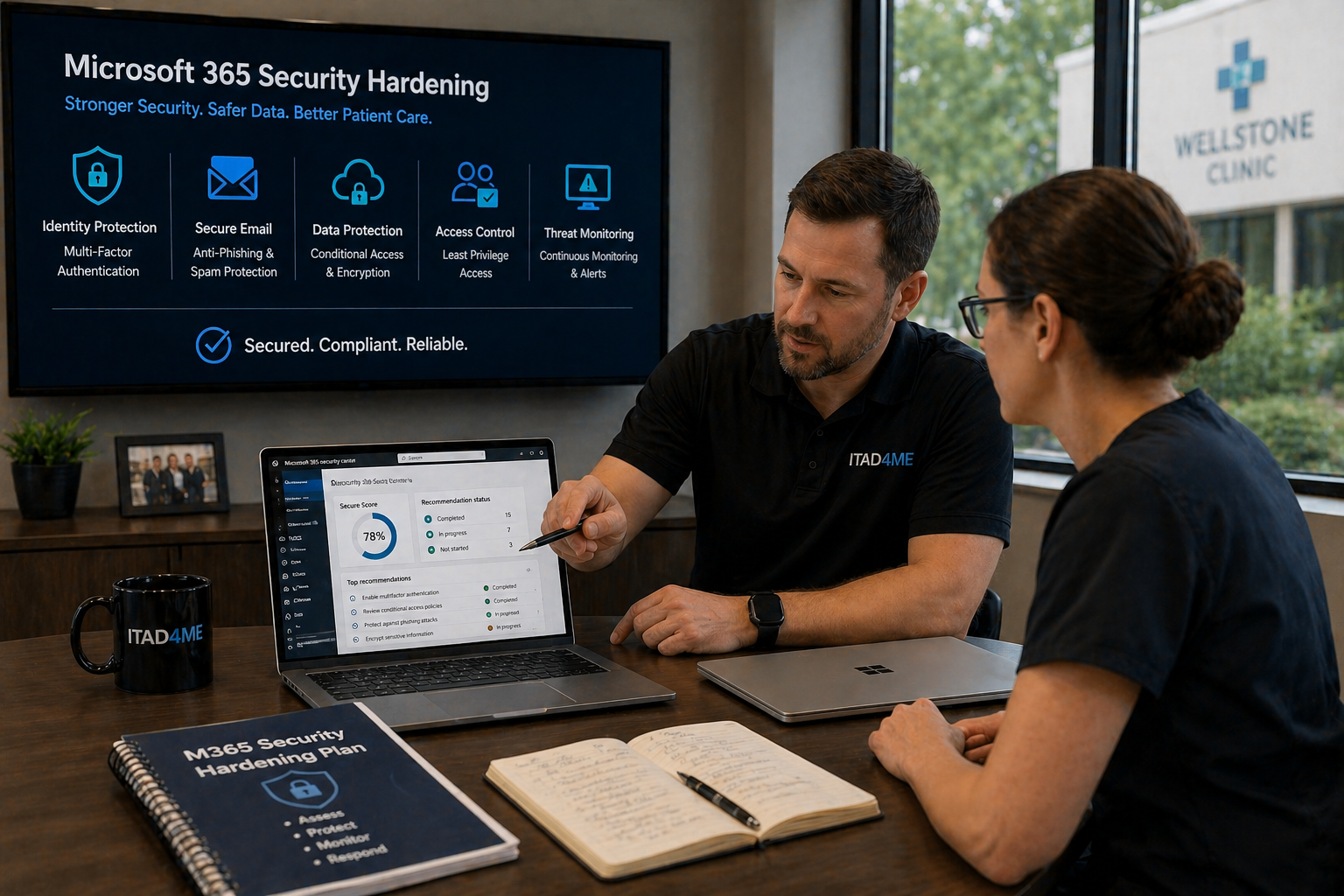Clinic Microsoft 365 Security Hardening & Access Control Improvement