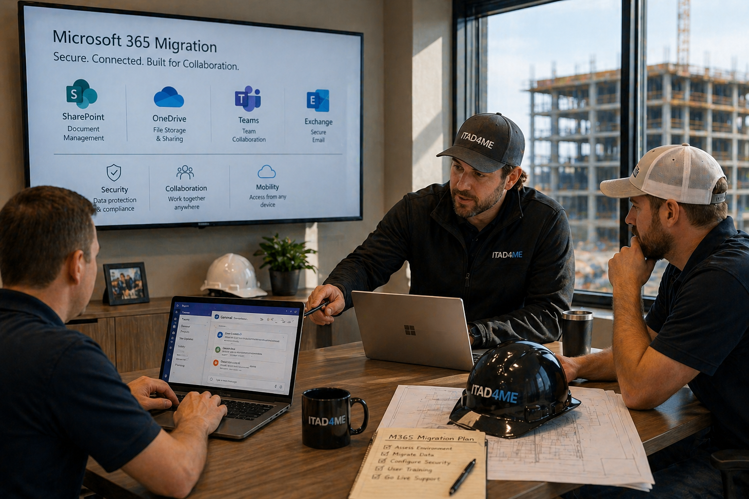 Construction Microsoft 365 Migration & Secure Collaboration Setup