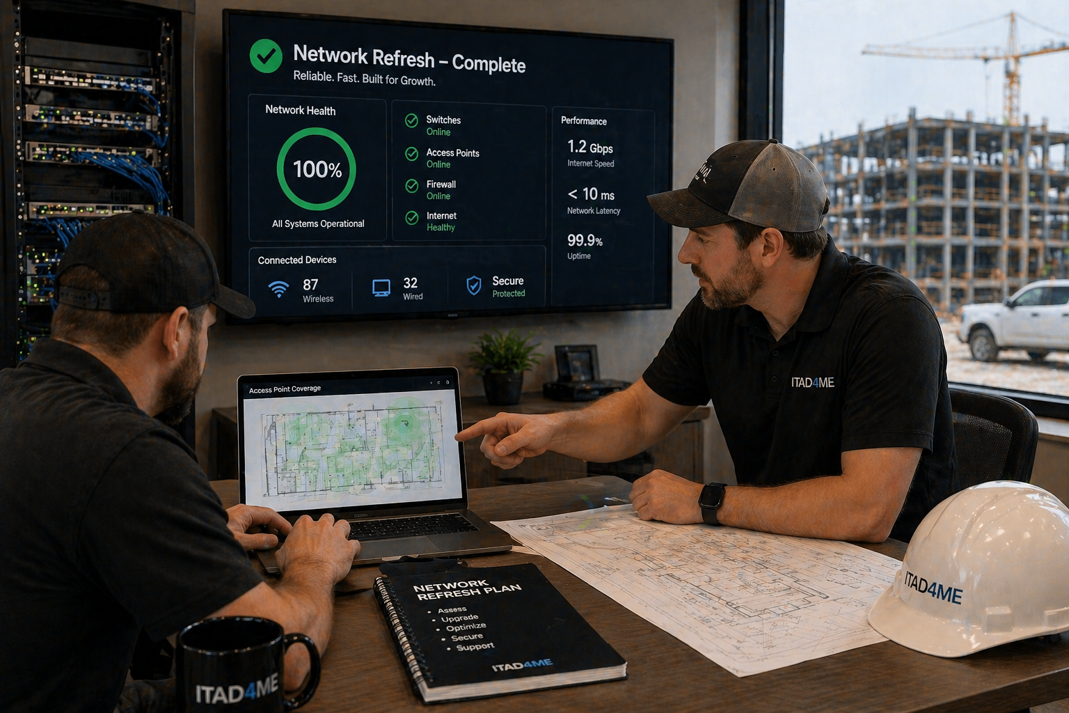 Construction Company Network Refresh & Infrastructure Stabilization