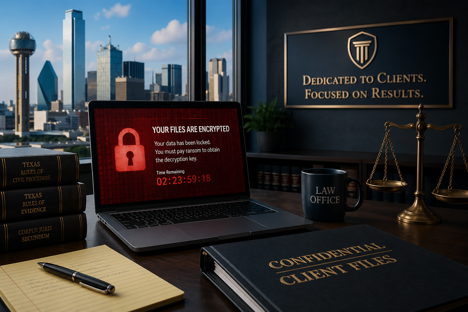 Dallas Law Firm Ransomware Recovery & Business Continuity Restoration