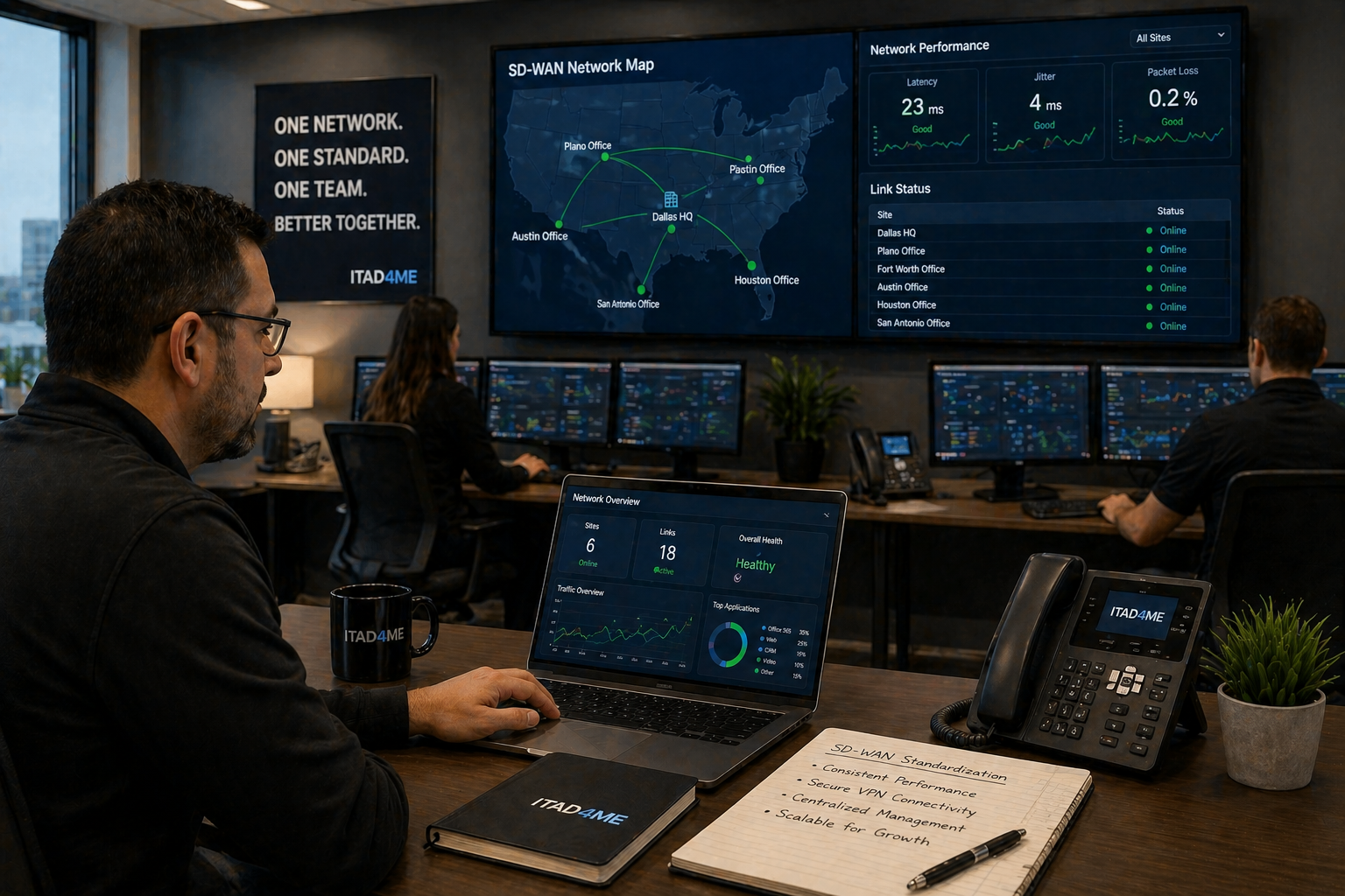 Multi-Site SD-WAN & VPN Standardization for Reliable Connectivity