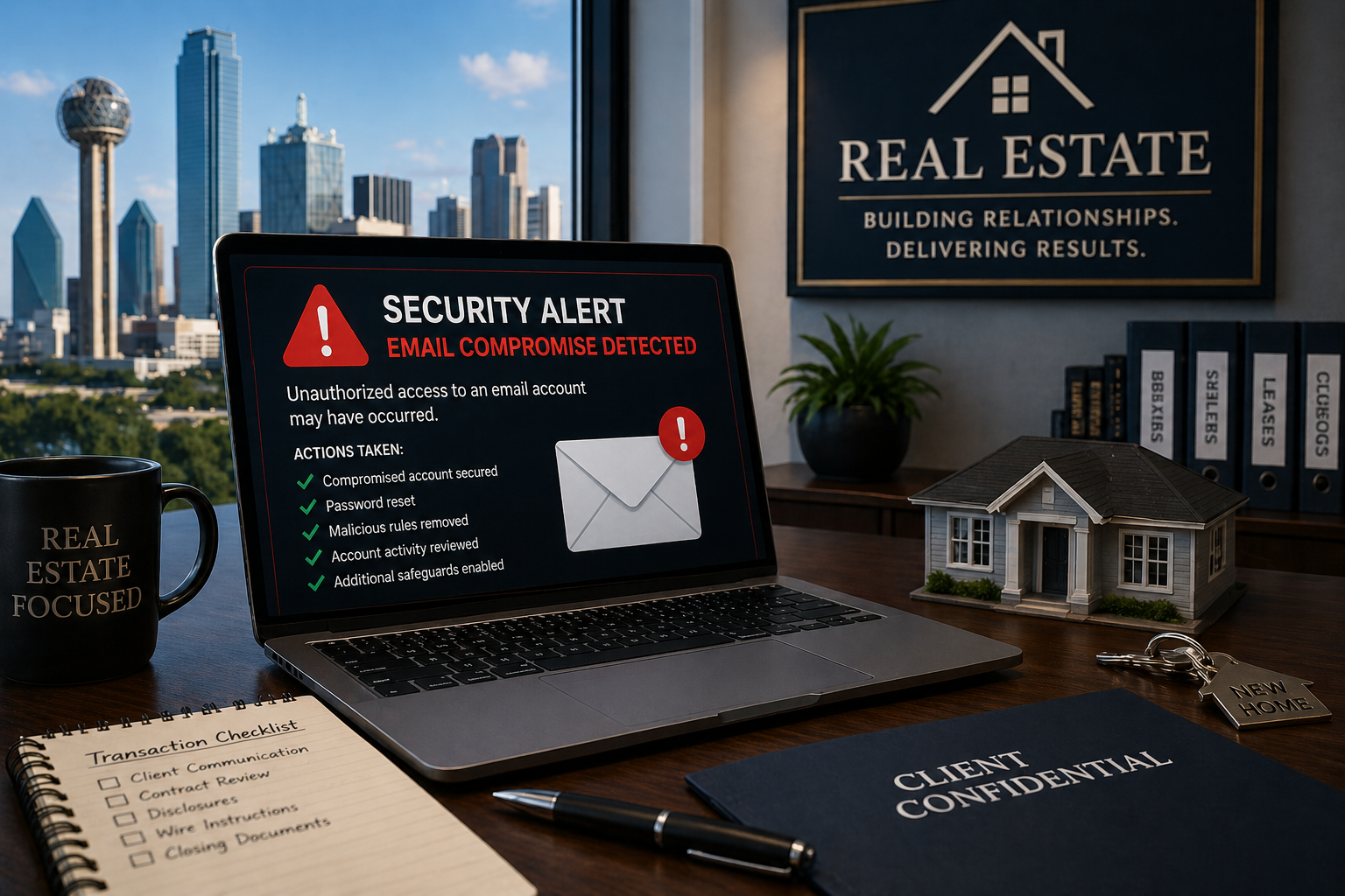 Real Estate Business Email Compromise Response & Account Security Recovery