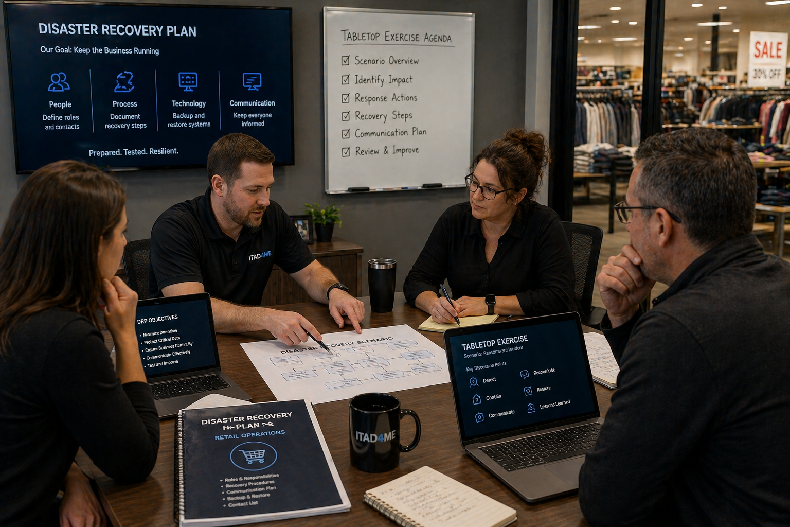 Retail Disaster Recovery Planning & Tabletop Exercise